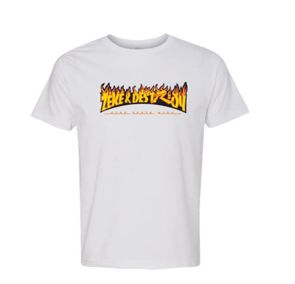 Zeke & Destroy White T